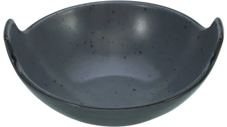 CreaTable Schalen Set Rund Street Food Look 2-tlg. Black