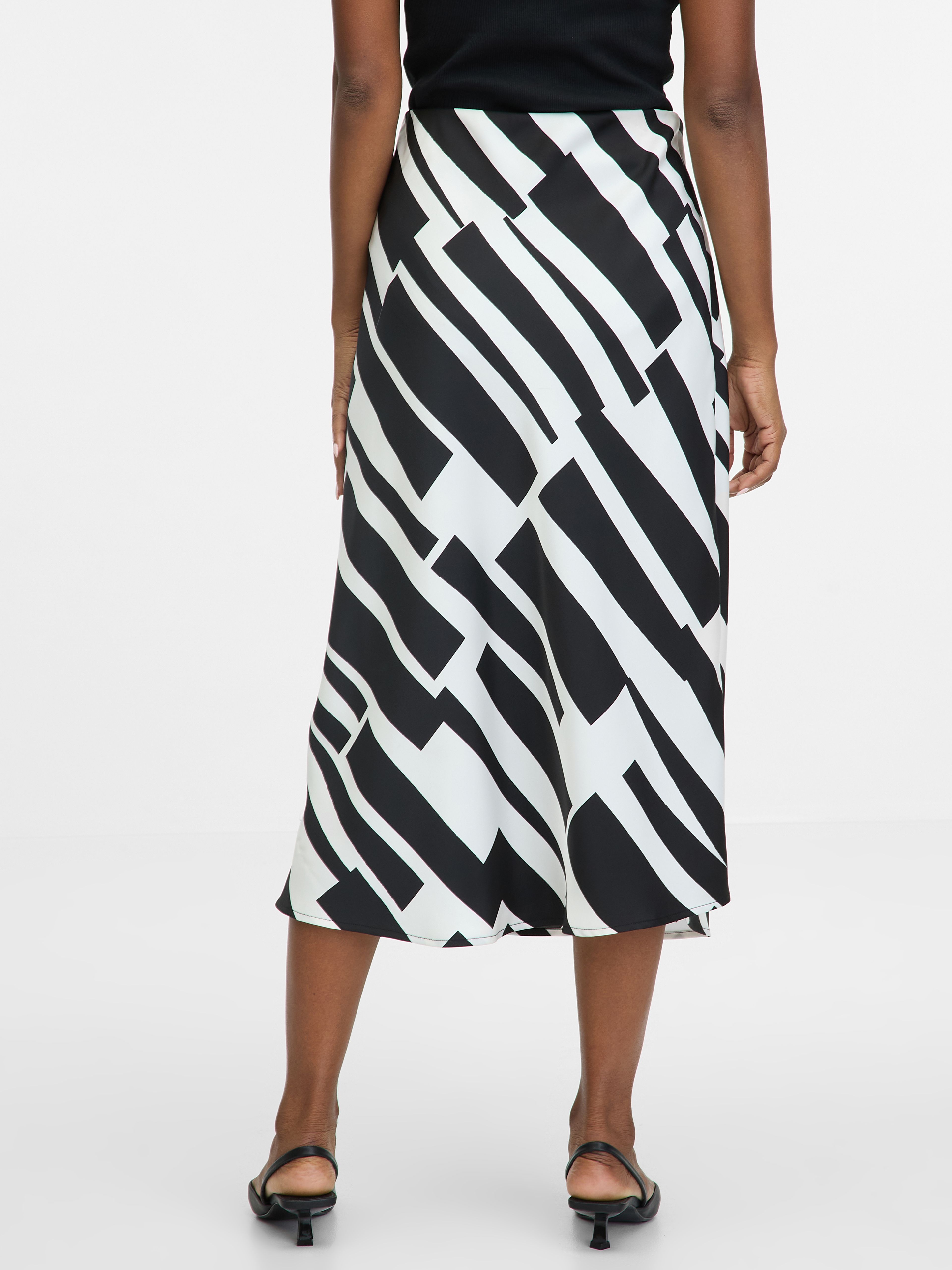 Schwarzer Damen-Midirock ORSAY