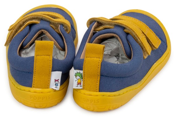 Poppis ~ Nono LowCut Klettschuh ~ Blau/Gelb
