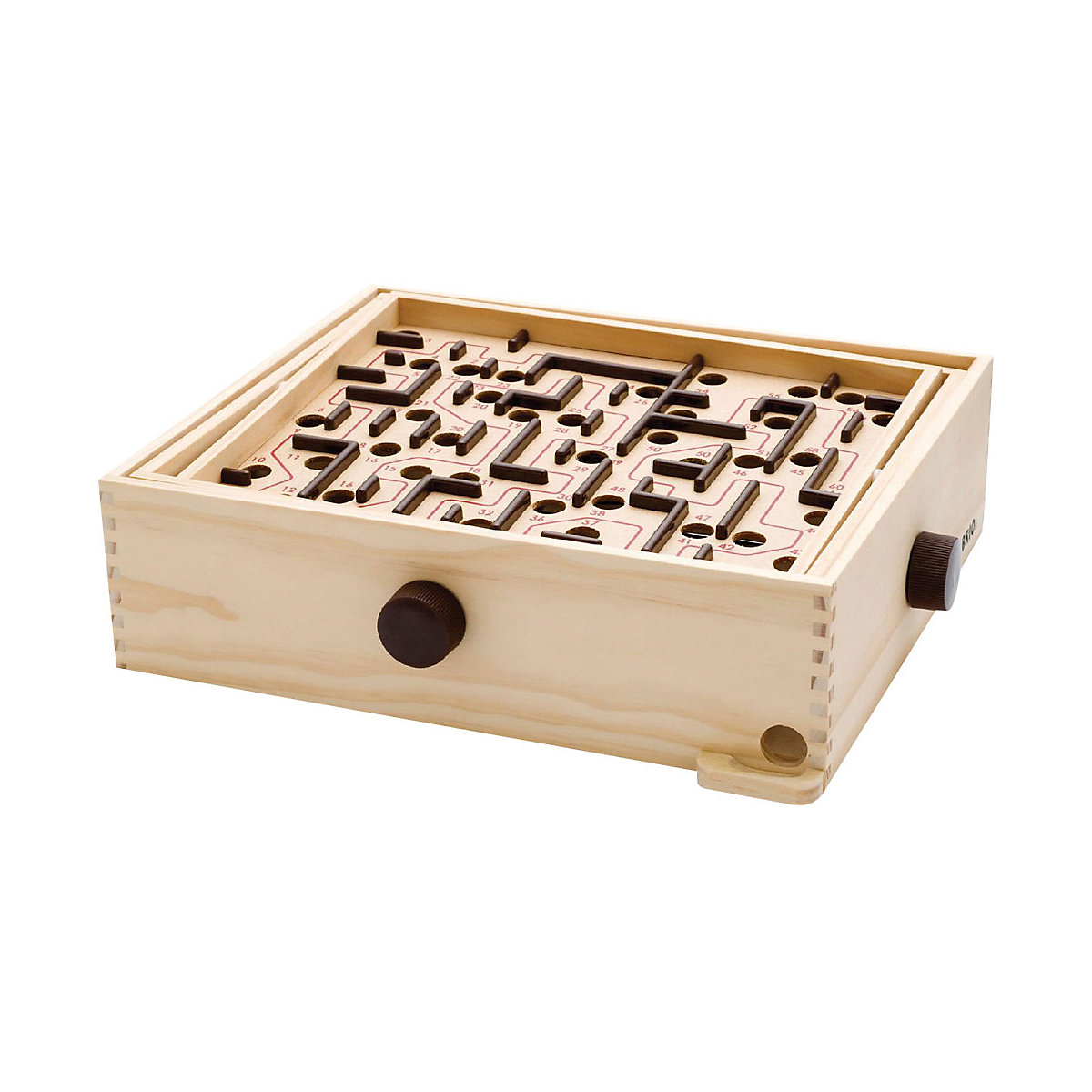Holz-Labyrinth inkl. 1 Labyrinth-Platte