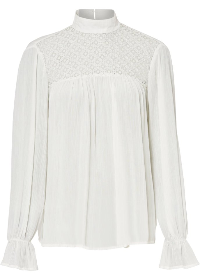 Blusenshirt mit Lochspitze