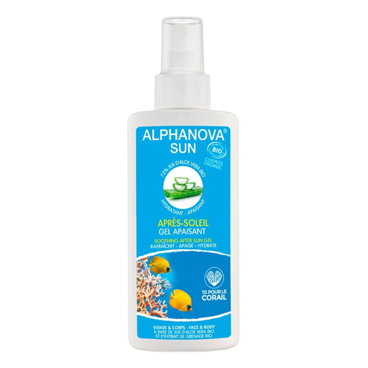 Alphanova Sun Après-Soleil Gel Apaisant à L'Aloé Vera 125 ml