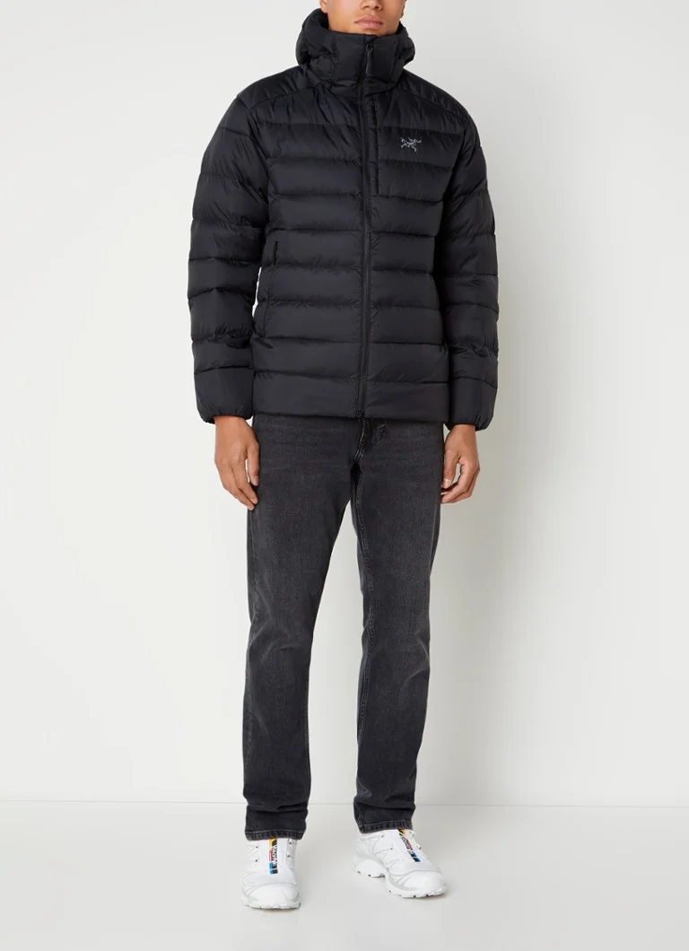 Arc'teryx Thorium lightweight quilted jacket with down filling and zippered pockets