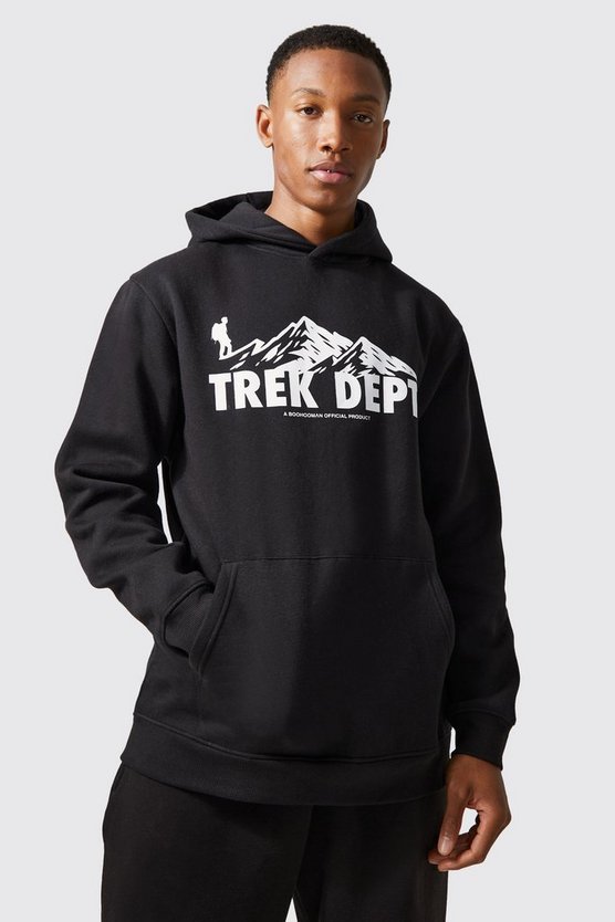 Oversize Hoodie mit Active Trek Print