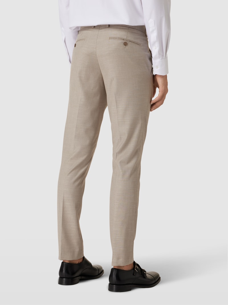 Hose mit Bügelfalten in beige