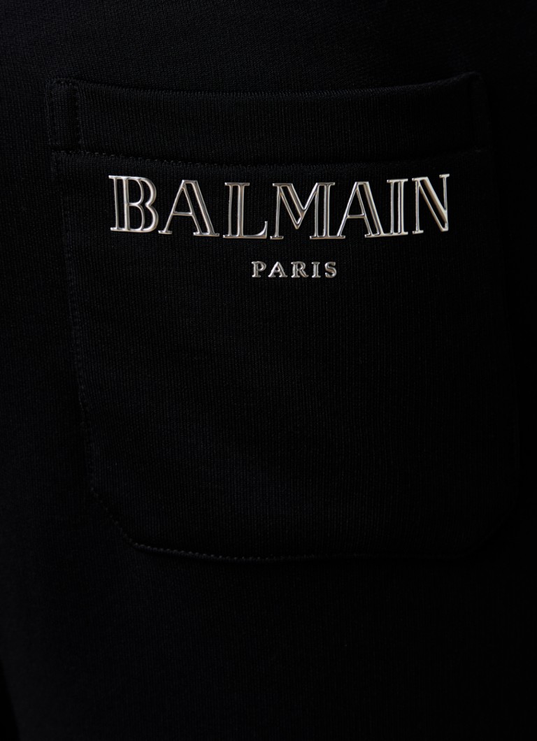Pantaloni de trening conici Balmain cu buzunare încastrate