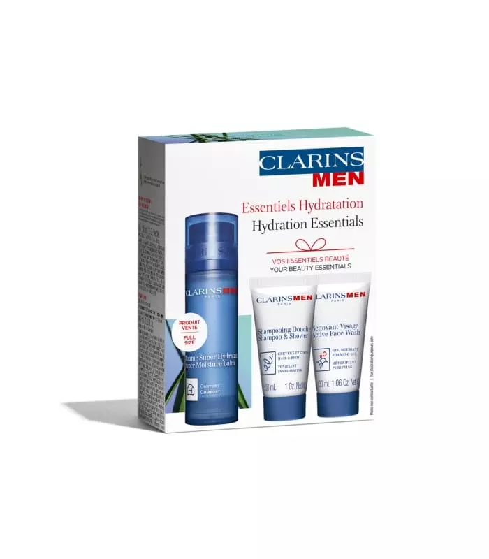 COFFRET CLARINS MEN Soin Homme Baume Super Hydratant