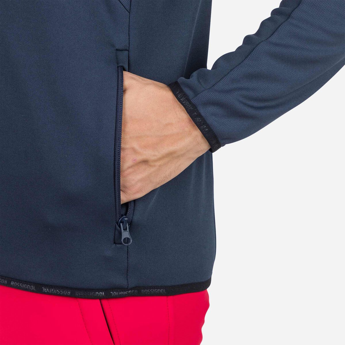 Herrenfleecejacke mit durchgehendem Reißverschluss Diretta