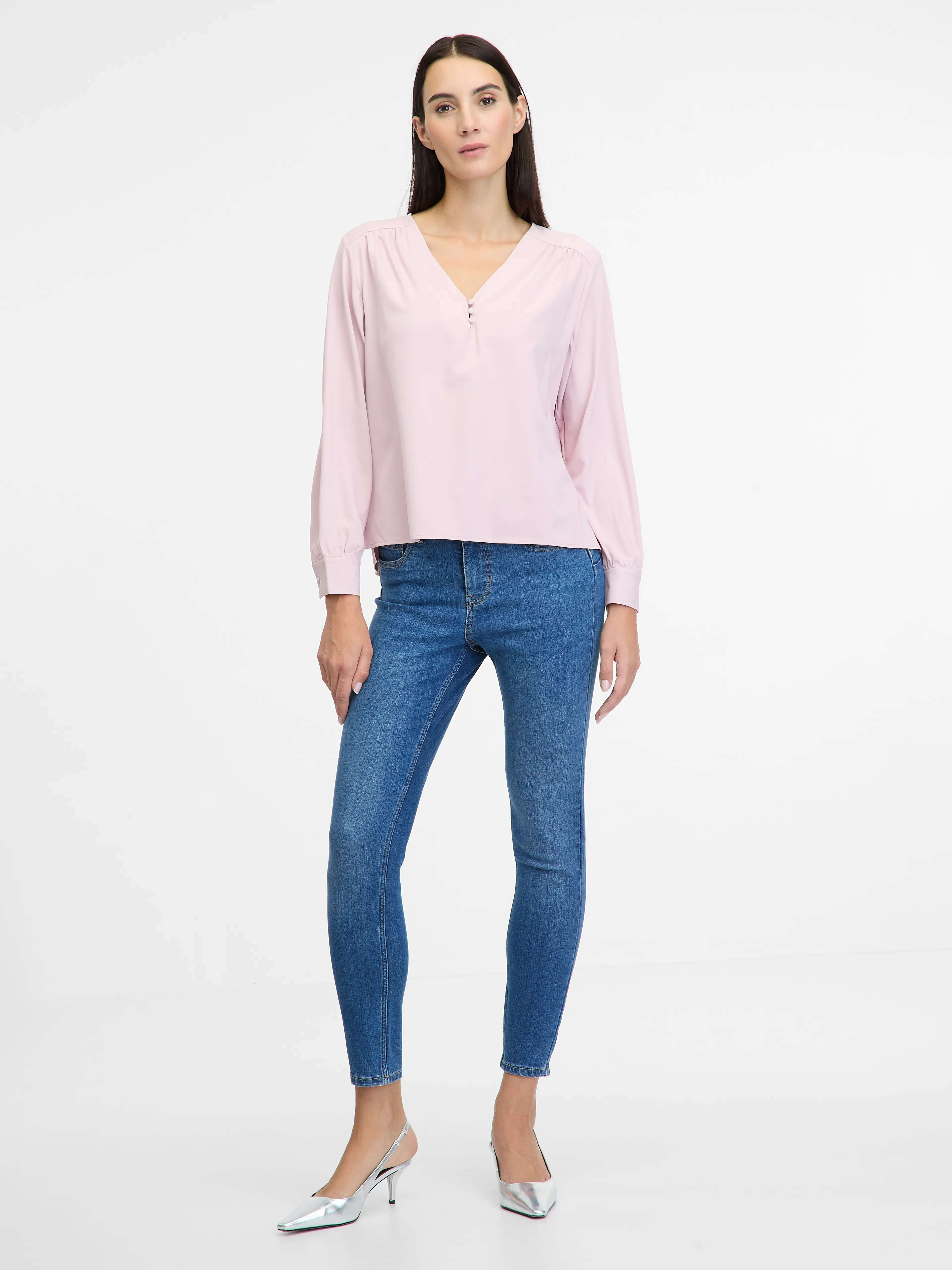 Hellrosa Damen Bluse ORSAY