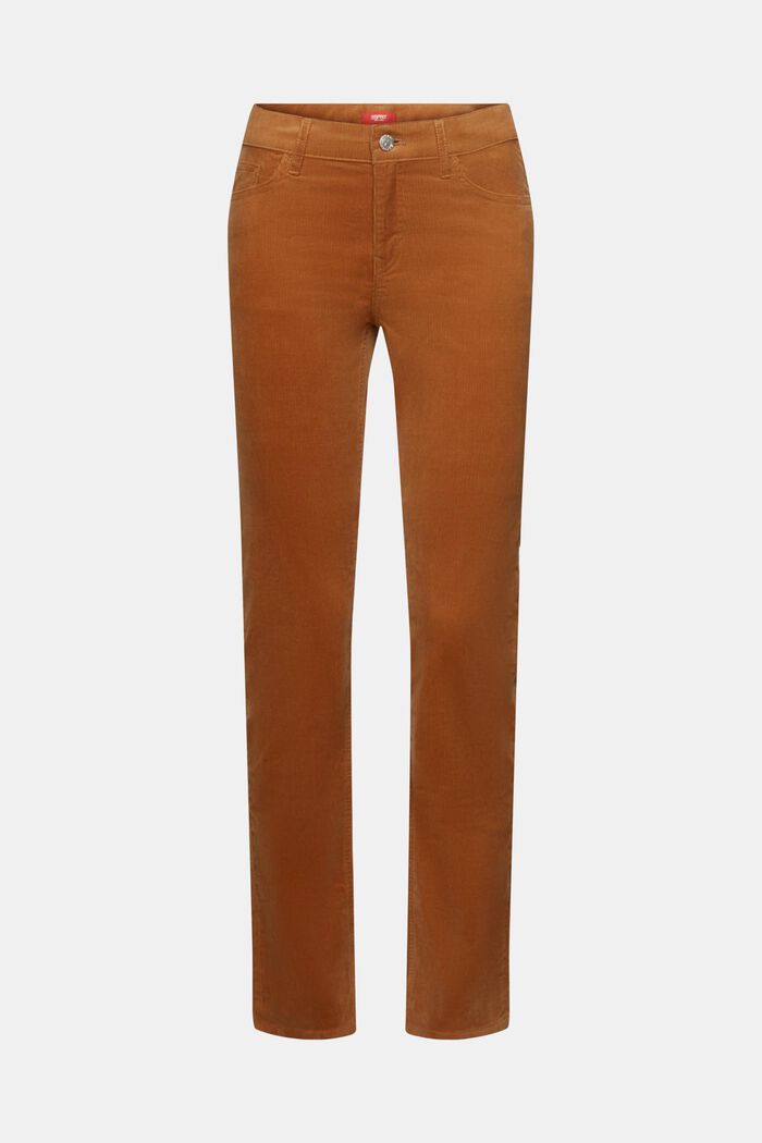 Cordhose mit schmaler Passform und mittlerer Bundhöhe