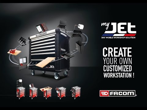 Facom JET.C4NM3A Jet top case 4 drawers m3 black