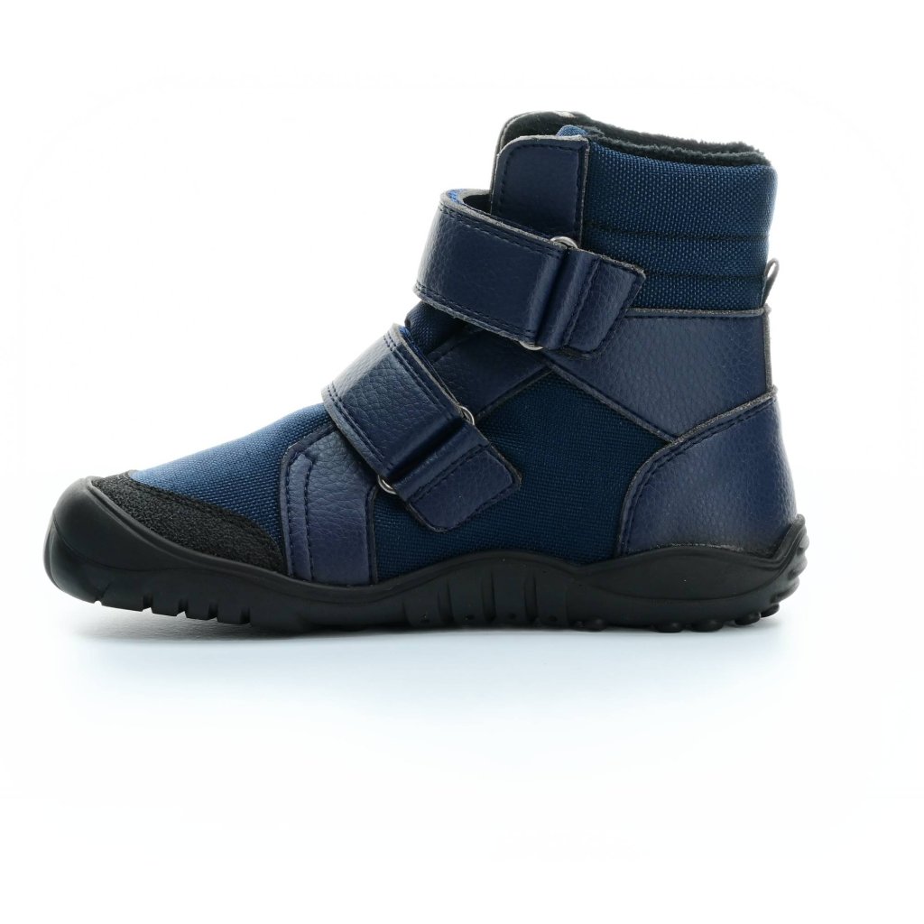 Koel4kids Mailand Vegan Tex Blue 04T002.50E-110 mit Fleece gefütterte Barfuß-Stiefeletten