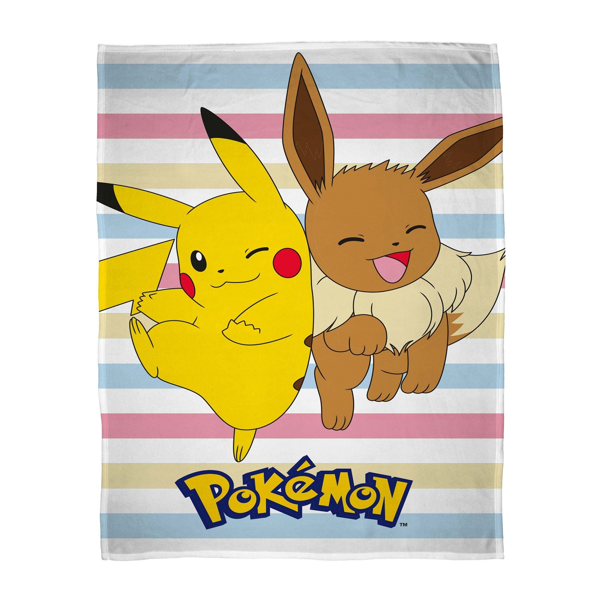 Kinderdecke Super flauschige Pokemon Kuscheldecke 