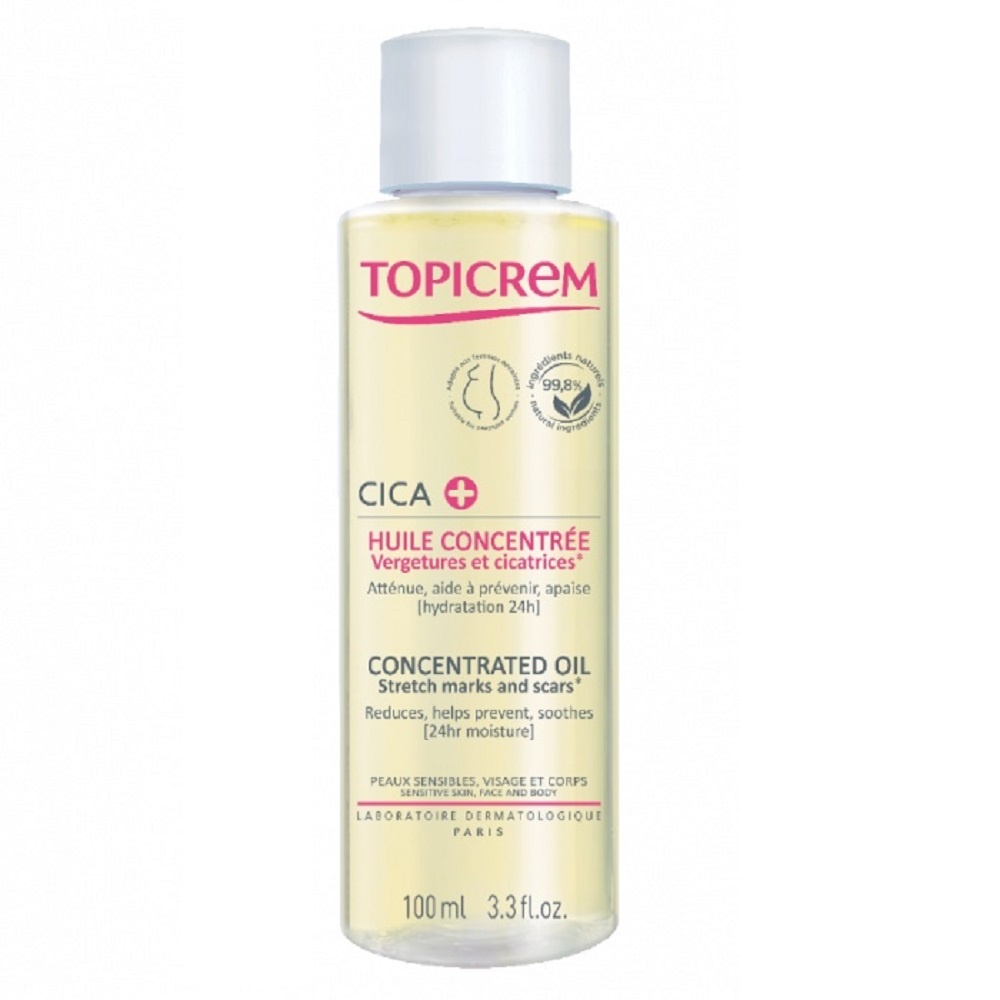 topicrem Cica+ Huile Concentrée Vergetures et Cicatrices Huile Concentrée