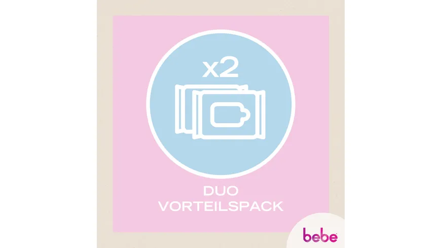 bebe erfrischende Reinigungstücher Doppelpack