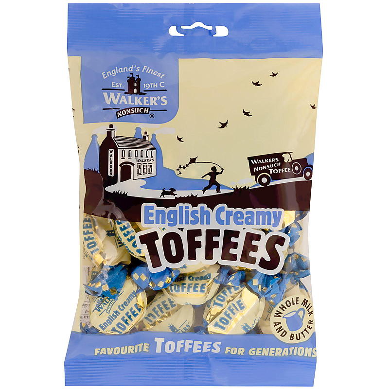 Walkers Toffees 150 g English creamy Walkers