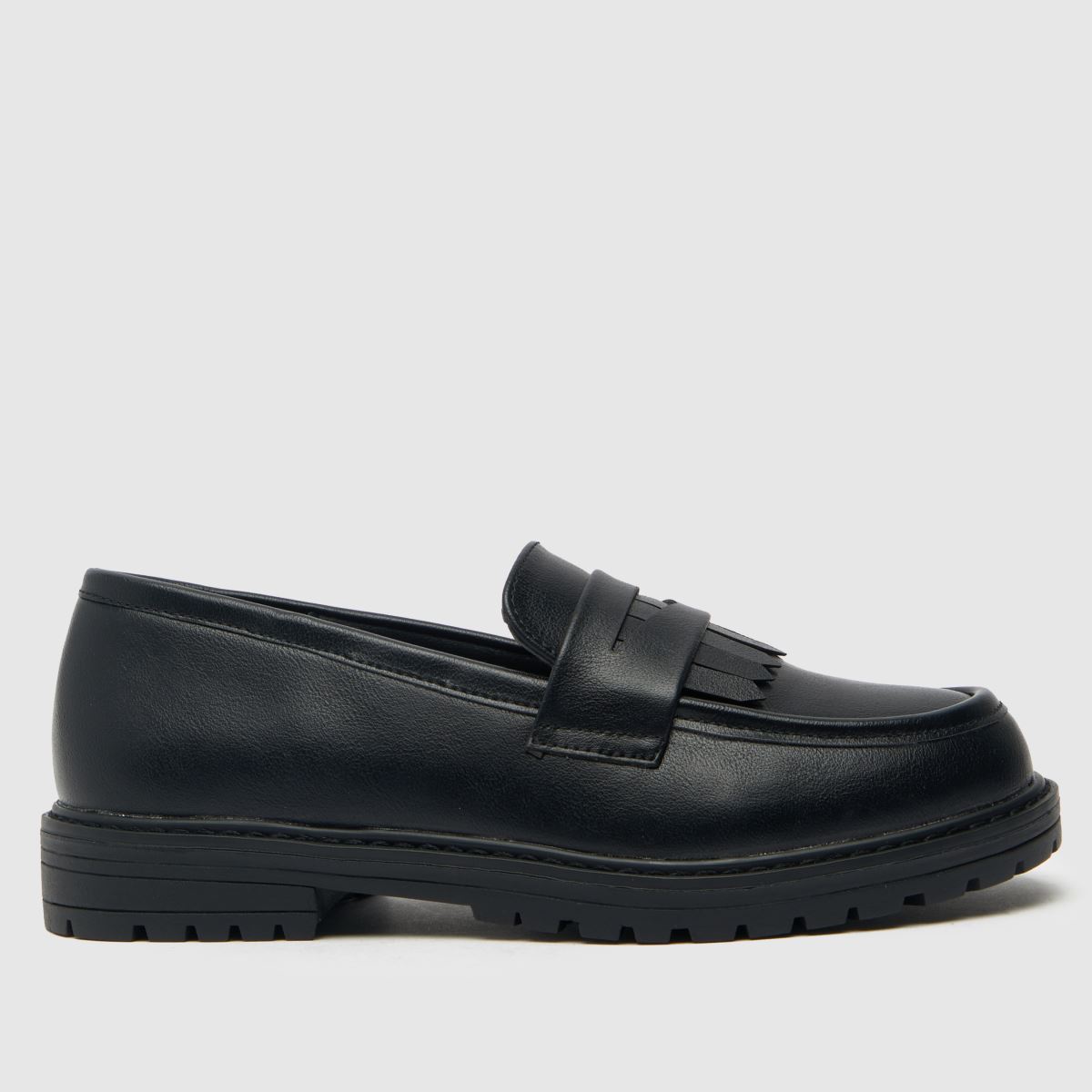 Schuh svarta Laila chunky loafers flickor juniorskor