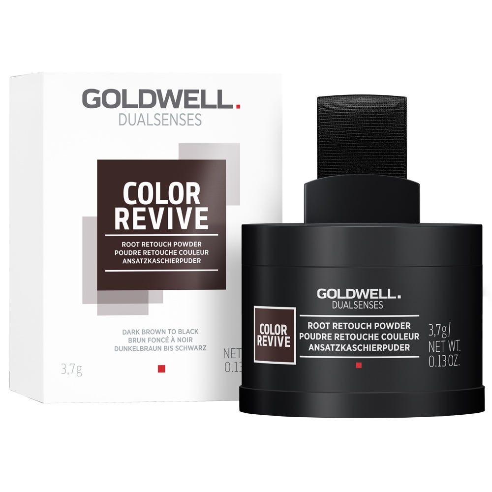 Goldwell Dualsenses Color Revive Ansatzpuder Dunkelbraun bis Schwarz 3,7 g