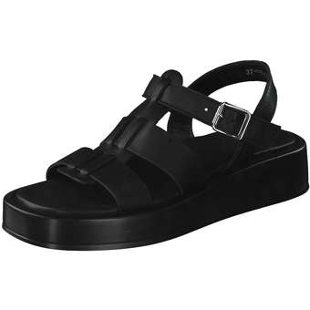 PX Plateau Sandale in schwarz