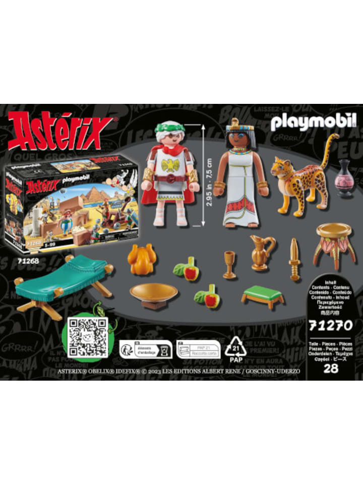 Playmobil Spielfigur Set Asterix Cäsar und Kleopatra, ab 5 Jahre günstig kaufen onesize