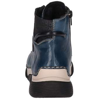 Rieker Schnürstiefelette in blau