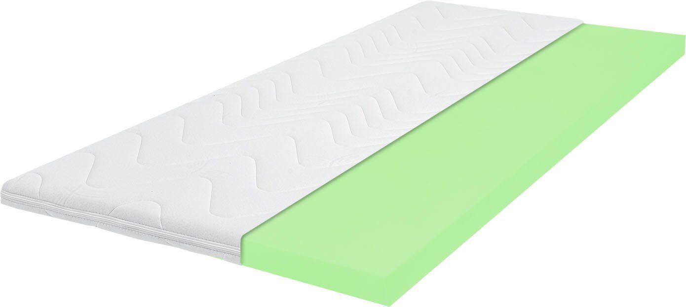 Komfortschaummatratze Topper Basic 30, Breckle Northeim, 6 cm hoch, (1-tlg), atmungsaktiver Topper, in verschiedenen Größen erhältlich