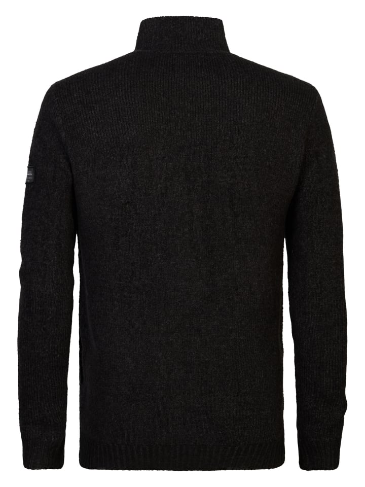 Petrol Industries Pullover in Schwarz günstig kaufen