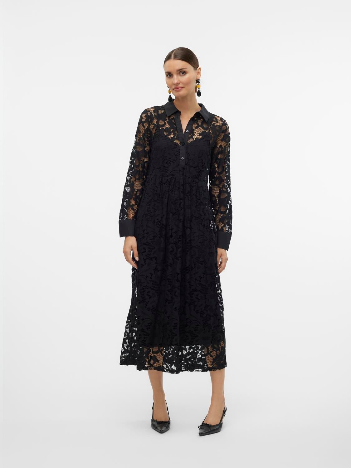 VMOLISA Langes Kleid