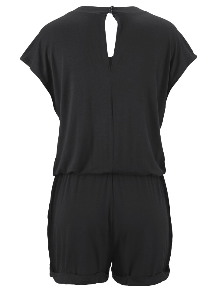 LASCANA Kurzoverall in schwarz günstig kaufen