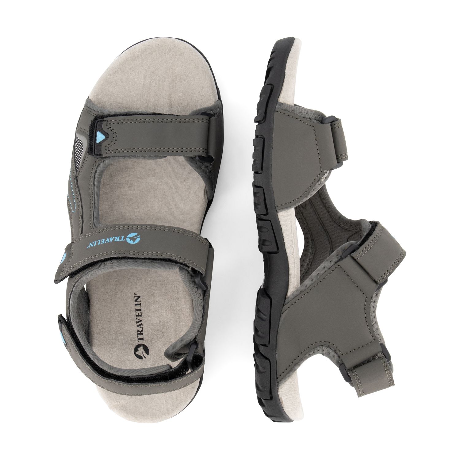 Travelin' Volda graue Herren Sandalen