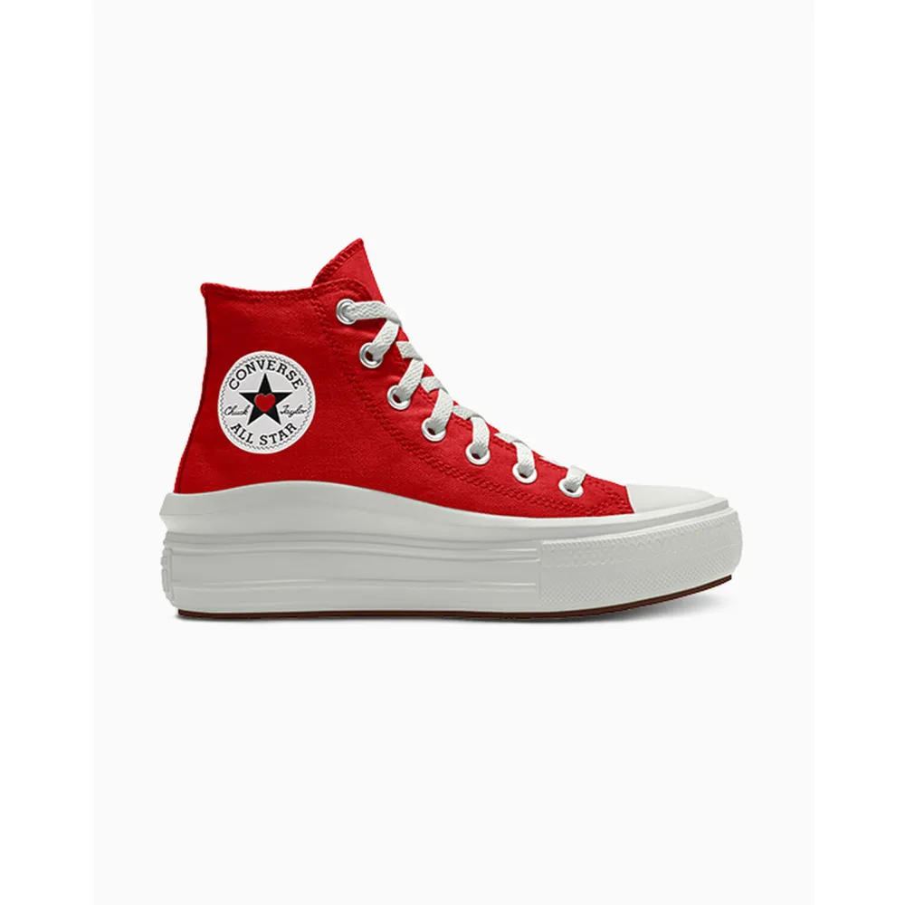 Converse Custom Chuck Taylor All Star Move Platform By You A07197CSP24_CONVERSERED_COC / rot