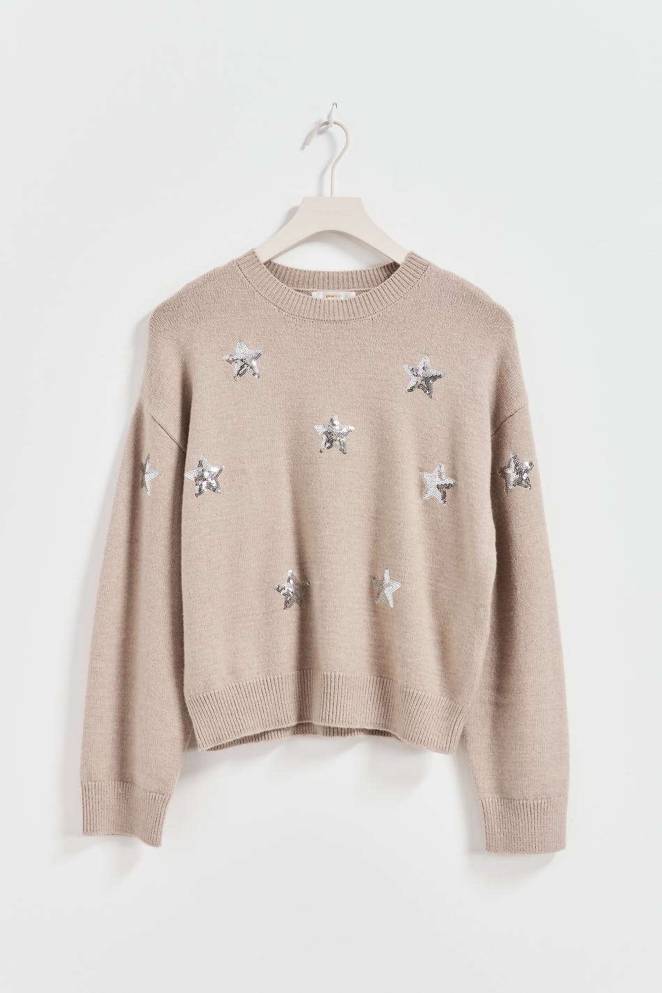 Y knitted star sweater