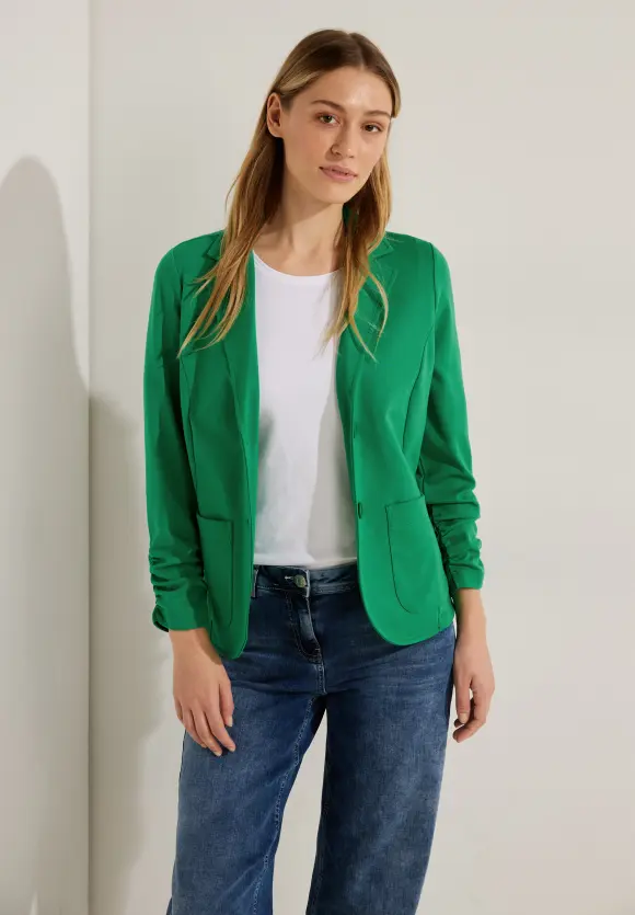 CECIL Sweatblazer mit Raffung