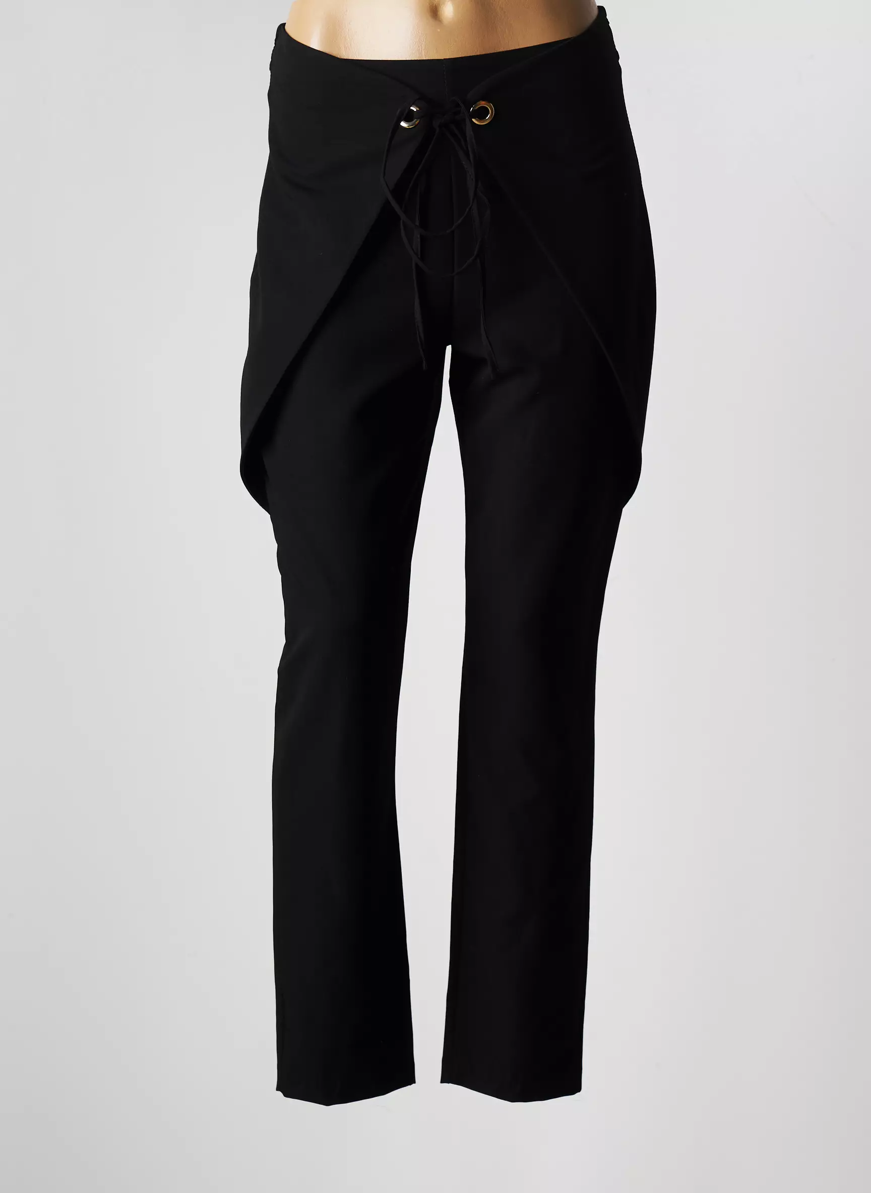 Rinascimento Pantalons Droits Femme couleur noir