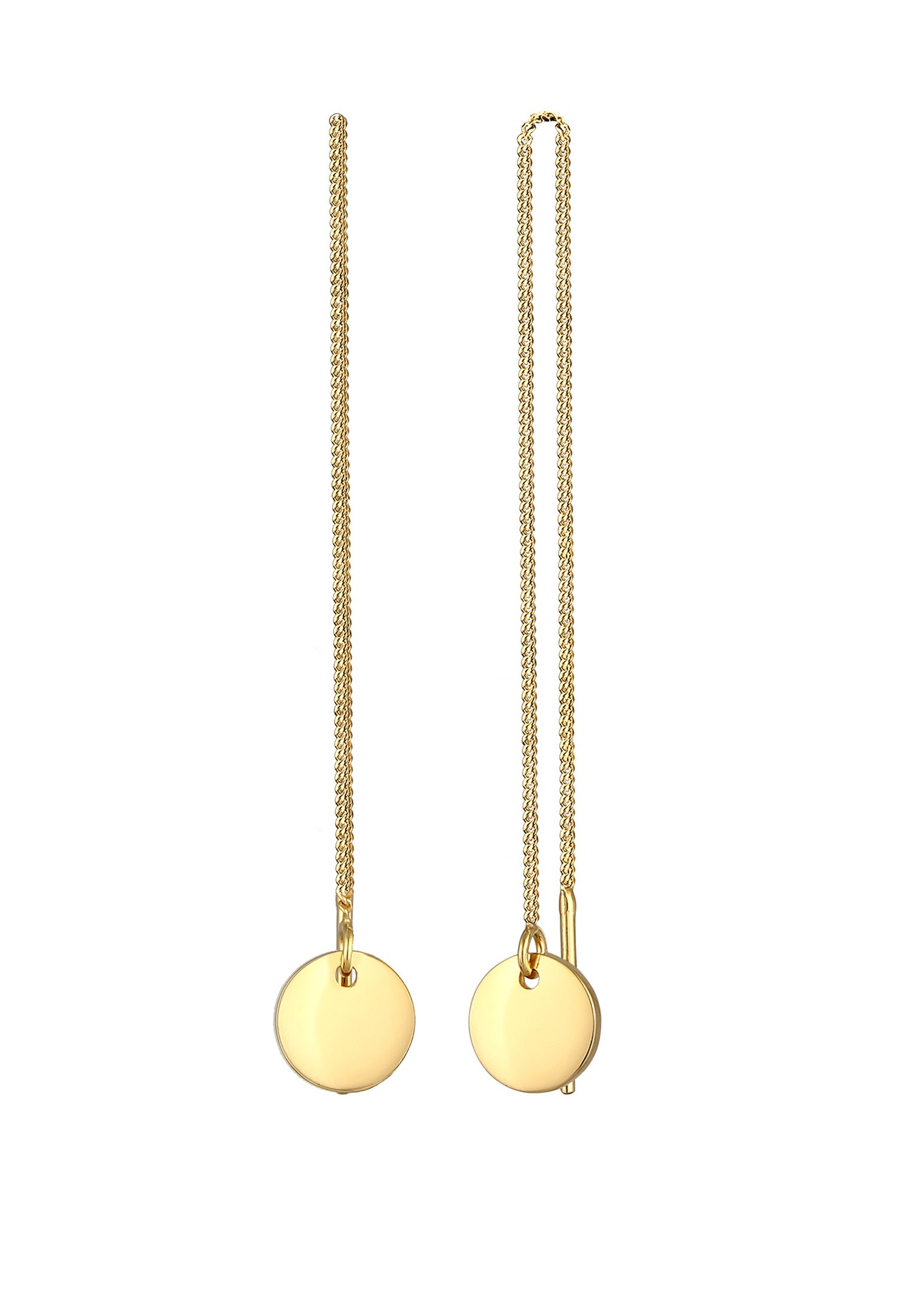 Orecchini Elli Circle - Orecchini da donna Trend Blogegr - Argento placcato oro (925/1000)