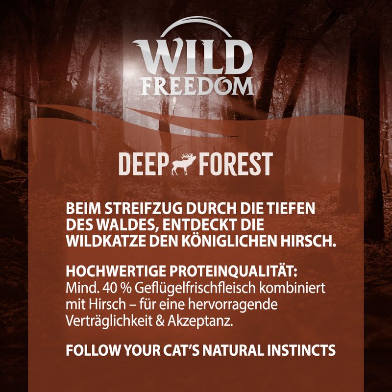 Wild Freedom Adult Deep Forest Hirsch - getreidefrei | bitiba %