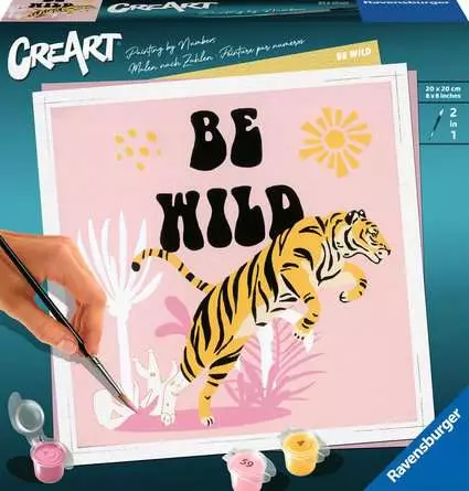 CreArt Be Wild - Malen nach Zahlen für Erwachsene