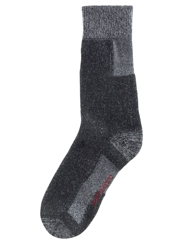 H.I.S Wandersocken in 2x anthrazit-meliert günstig kaufen