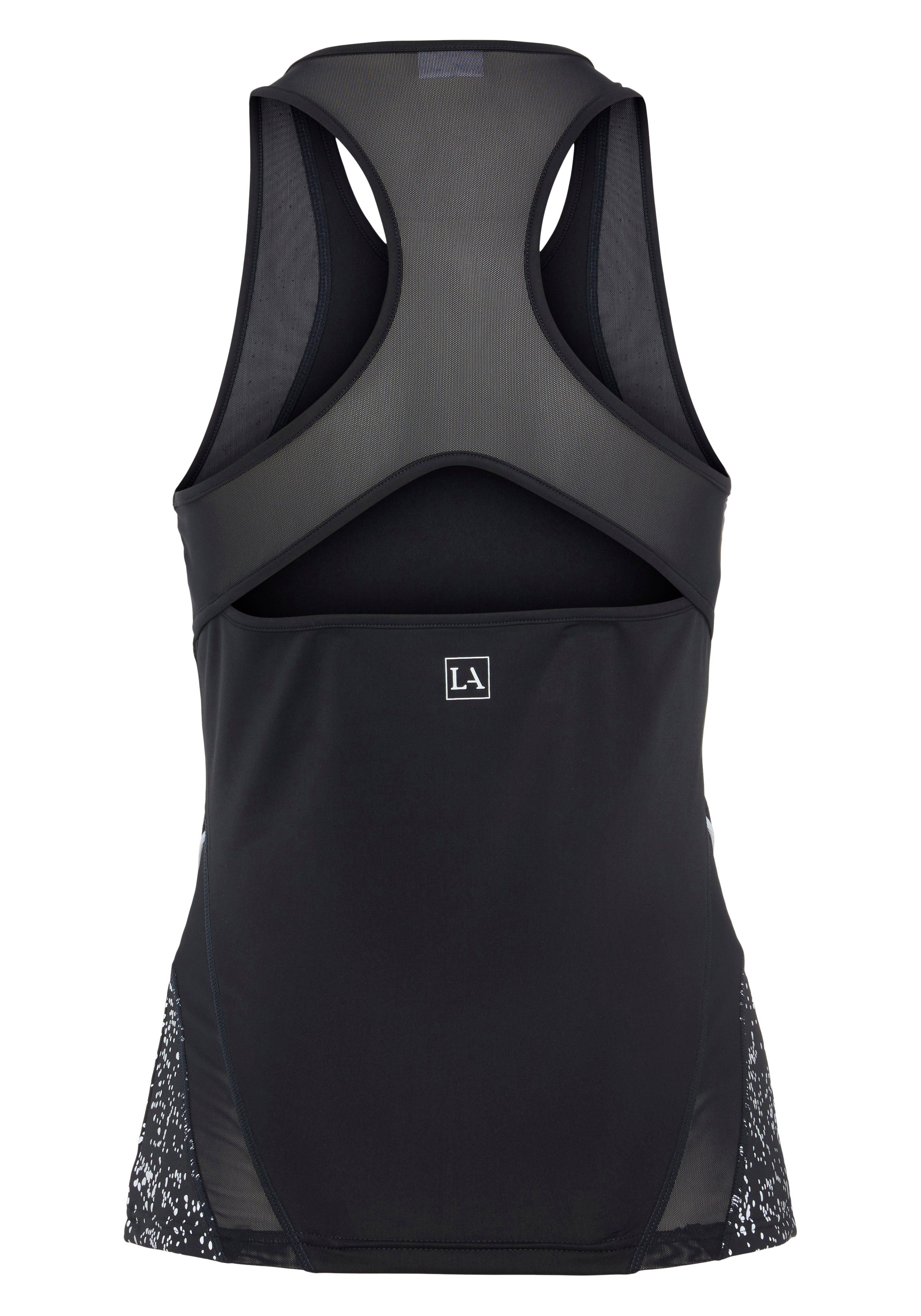 LASCANA ACTIVE Lauftop mit reflektierendem Druck