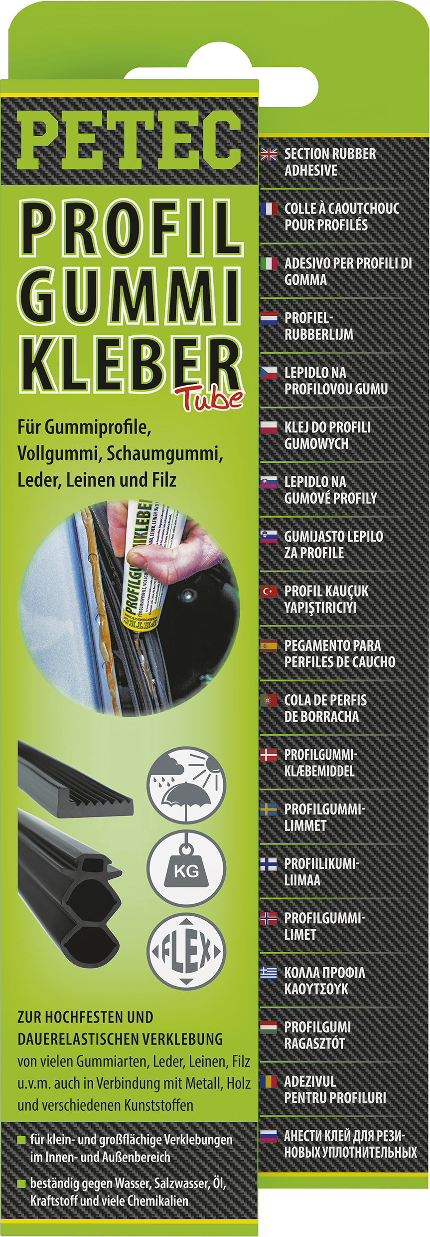 Profilgummikleber, 70 ml, Petec - ATU