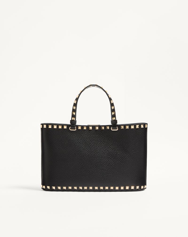 Bolsa pequena Valentino Garavani Rockstud em couro de bezerro granulado