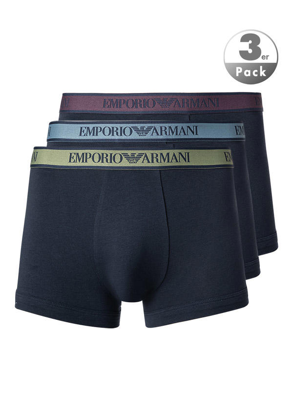 EMPORIO ARMANI, Trunks, Baumwoll-Stretch, navy