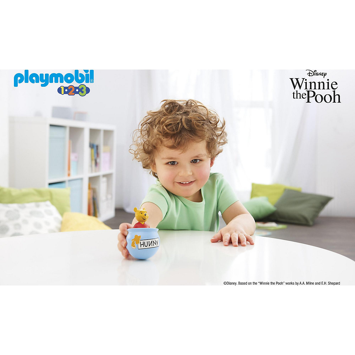 PLAYMOBIL 1.2.3 &  : Winnies Stehauf Honigtopf 71318