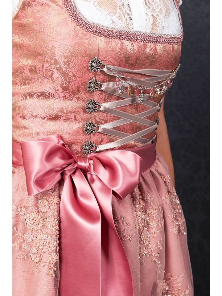 Edelnice Midi Dirndl Sophia in rose günstig kaufen