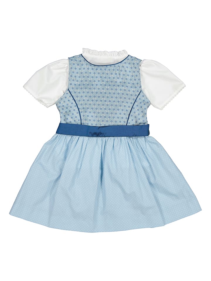 Isartrachten Dirndl in Hellblau/ Blau günstig kaufen