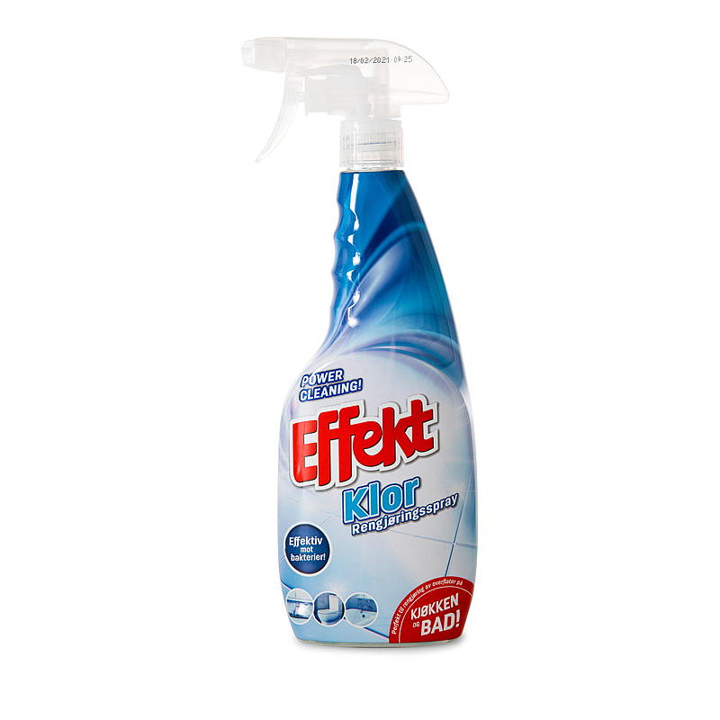 Effekt Rengjøringsspray 750 ml, m/klor Effekt