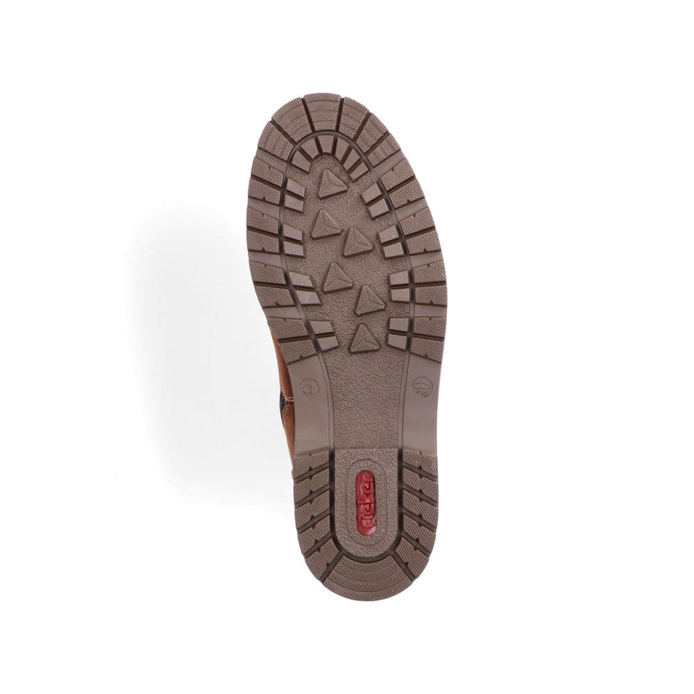 Rieker Herren Schnürstiefel kastanienbraun