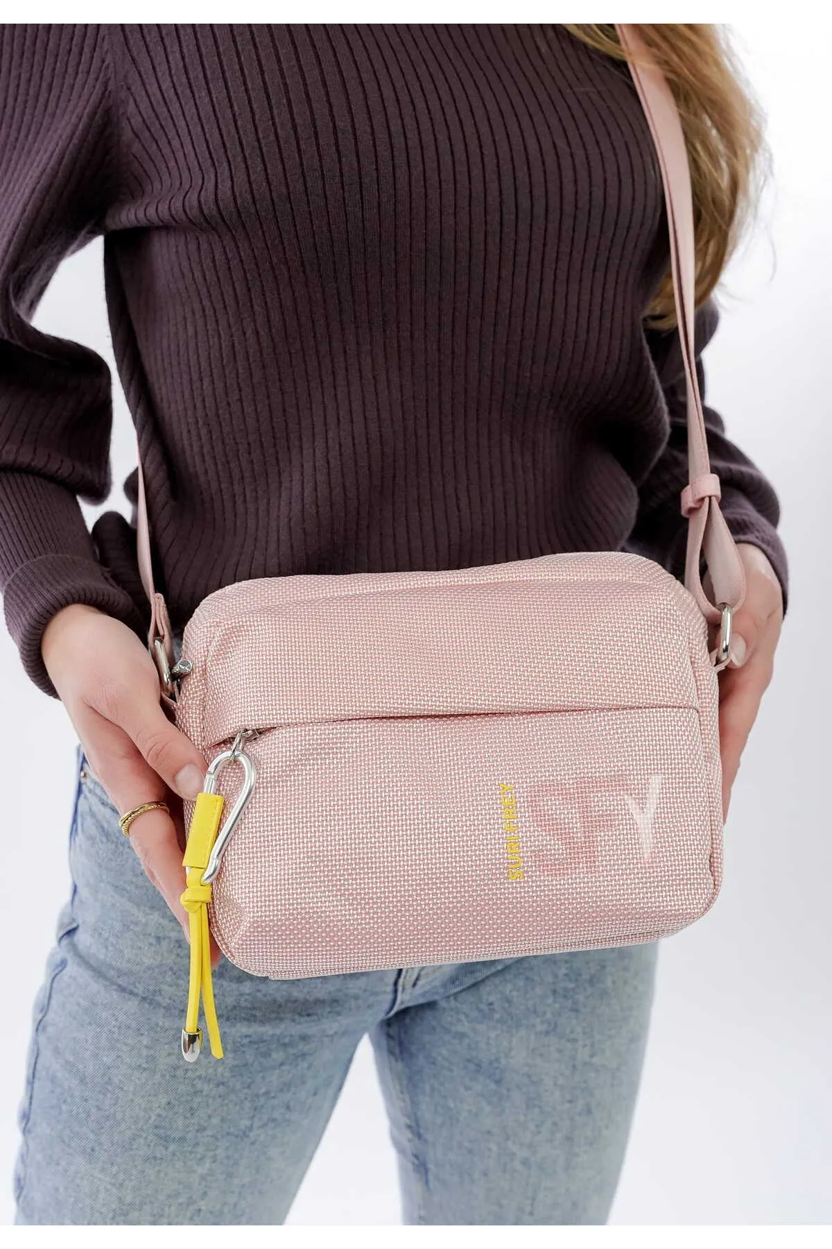 SURI FREY  Umhängetasche - Rosa - Unifarben