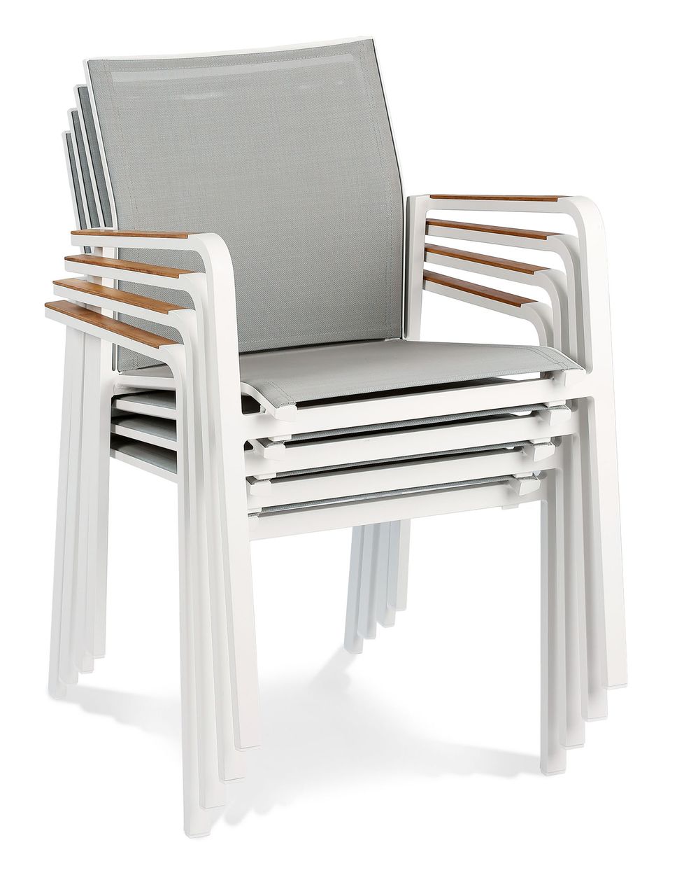 BEST 7-tlg. Paros Tisch Paros 210x90cm anthrazit