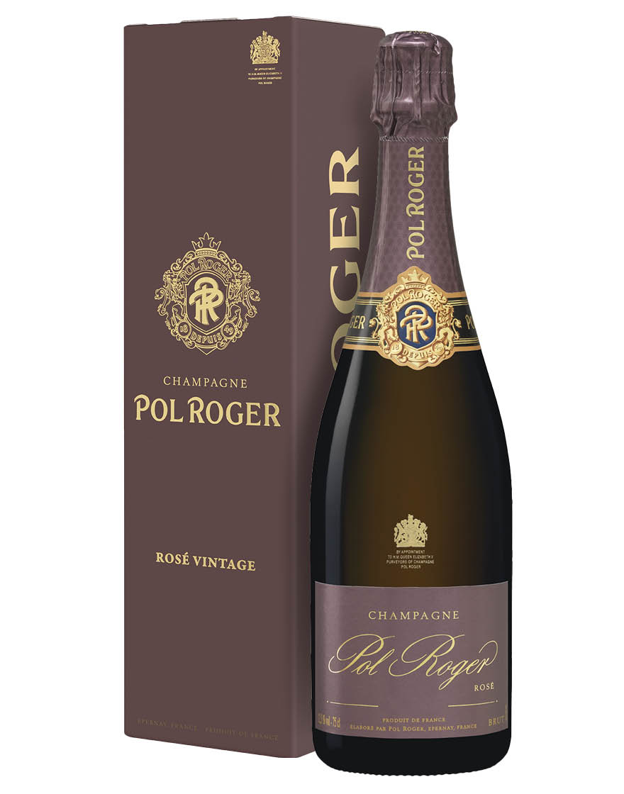 Champagne Brut Rosé AOC Vintage 2015 Pol Roger 0,75 ℓ, En Étui